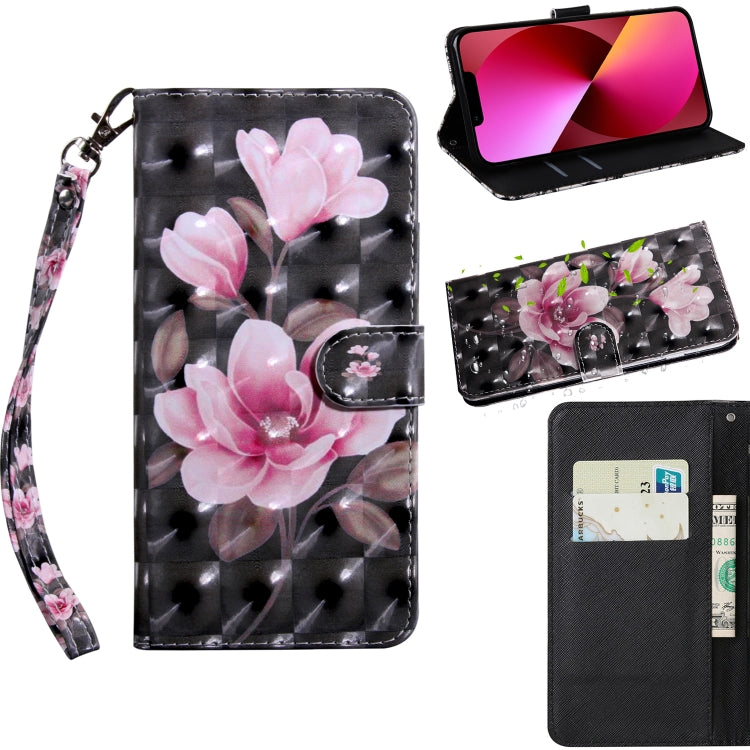 3D Painting Pattern Coloured Drawing Leather Phone Case, For iPhone 13 Pro Max, For iPhone 13 Pro, For iPhone 13, For iPhone 13 mini