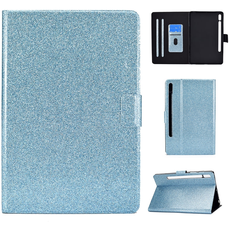 Varnish Glitter Powder Smart Leather Tablet Case, For Lenovo Legion Y700, For Samsung Galaxy Tab S8 / S7