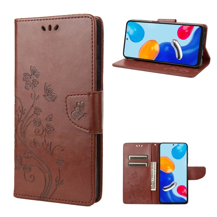 Embossed Butterfly Pattern Flip Leather Phone Case, For Xiaomi Redmi Note 11 4G / Note 11S, For Xiaomi Poco X4 Pro 5G