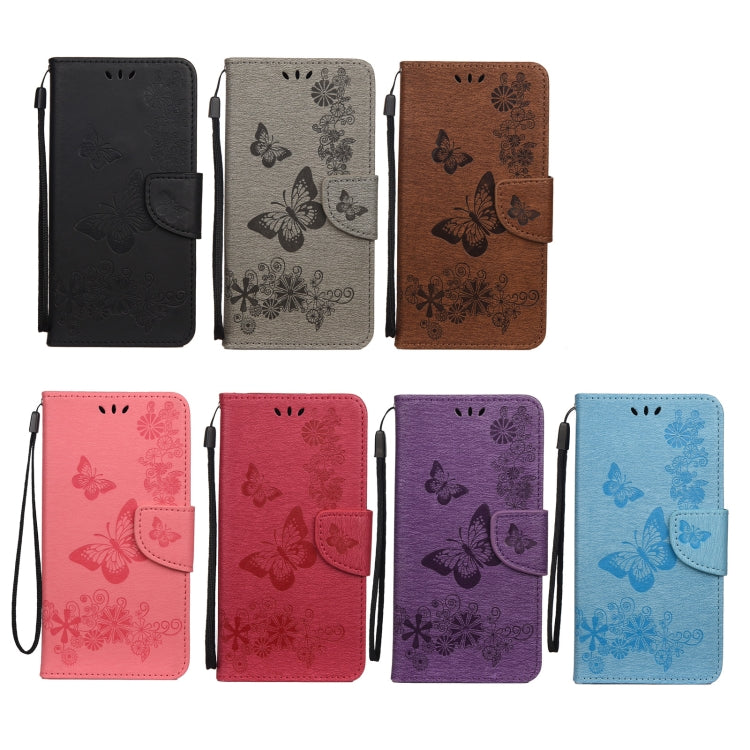 Butterfly Embossed Horizontal Flip Leather Phone Case, For Xiaomi Redmi Note 11 4G / Note 11S, For Xiaomi Poco X4 Pro 5G