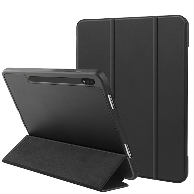 3-folding Honeycomb TPU Smart Leather Tablet Case, For Samsung Galaxy Tab S8+ / X800, For Samsung Galaxy Tab S8 Ultra / X900, For Samsung Galaxy Tab S8 / X700