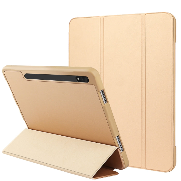 3-folding Honeycomb TPU Smart Leather Tablet Case, For Samsung Galaxy Tab S8+ / X800, For Samsung Galaxy Tab S8 Ultra / X900, For Samsung Galaxy Tab S8 / X700