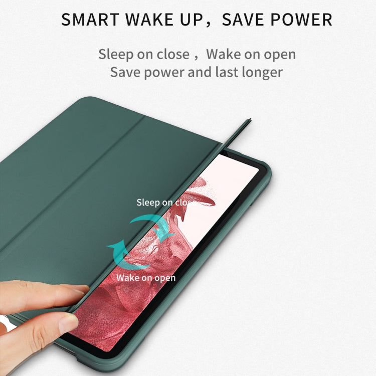 3-folding Honeycomb TPU Smart Leather Tablet Case, For Samsung Galaxy Tab S8+ / X800, For Samsung Galaxy Tab S8 Ultra / X900, For Samsung Galaxy Tab S8 / X700