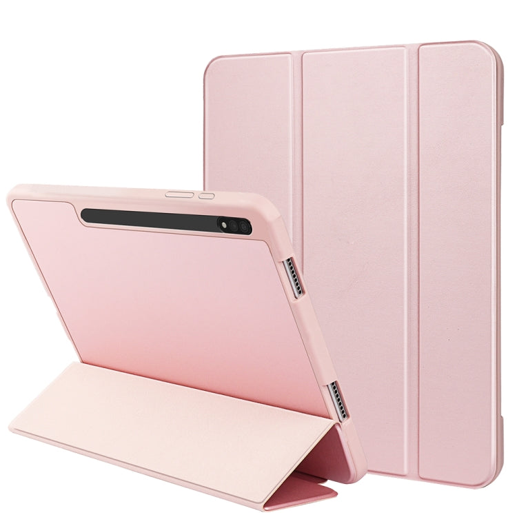 3-folding Honeycomb TPU Smart Leather Tablet Case, For Samsung Galaxy Tab S8+ / X800, For Samsung Galaxy Tab S8 Ultra / X900, For Samsung Galaxy Tab S8 / X700