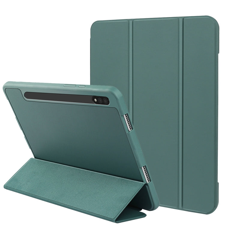 3-folding Honeycomb TPU Smart Leather Tablet Case, For Samsung Galaxy Tab S8+ / X800, For Samsung Galaxy Tab S8 Ultra / X900, For Samsung Galaxy Tab S8 / X700