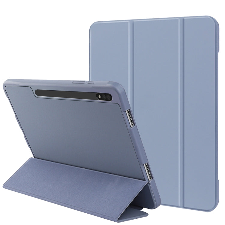 3-folding Honeycomb TPU Smart Leather Tablet Case, For Samsung Galaxy Tab S8+ / X800, For Samsung Galaxy Tab S8 Ultra / X900, For Samsung Galaxy Tab S8 / X700