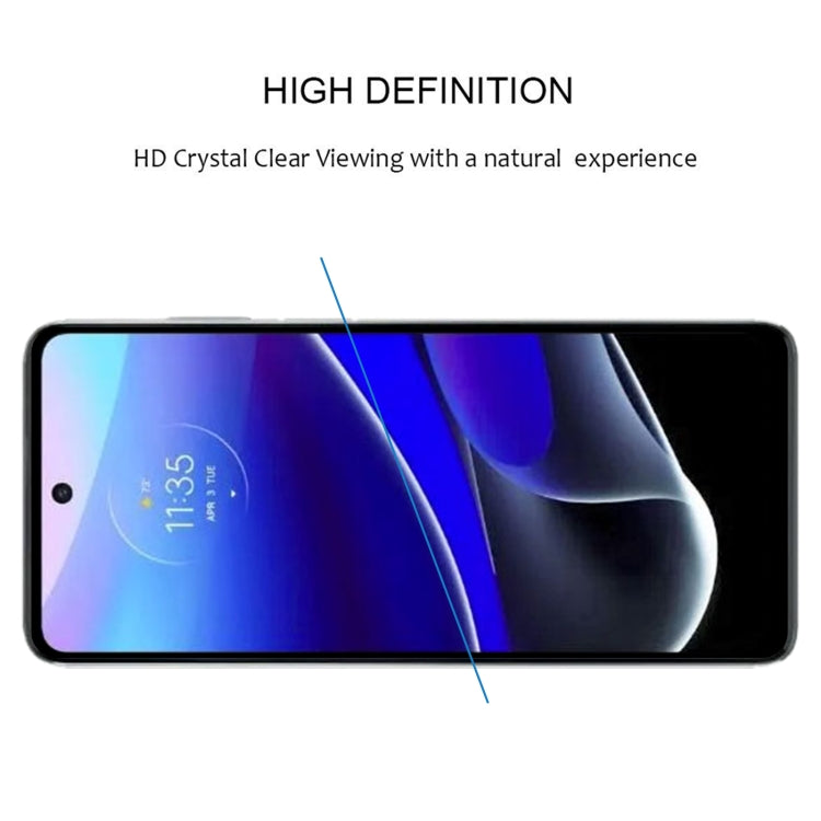 Full Glue Cover Screen Protector Tempered Glass Film, For Motorola Moto G Stylus 5G 2022(1 PC)