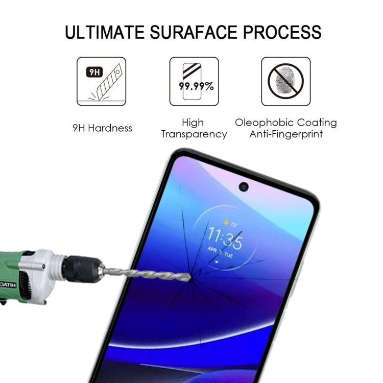 Full Glue Cover Screen Protector Tempered Glass Film, For Motorola Moto G Stylus 5G 2022(1 PC)