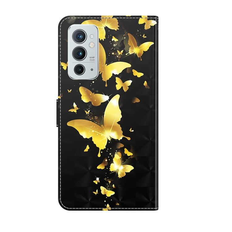 3D Painting Pattern TPU + PU Leather Phone Case, For OnePlus 9RT 5G, For OnePlus Nord 2 5G, For OnePlus Nord CE 5G, For OnePlus Nord N200 5G