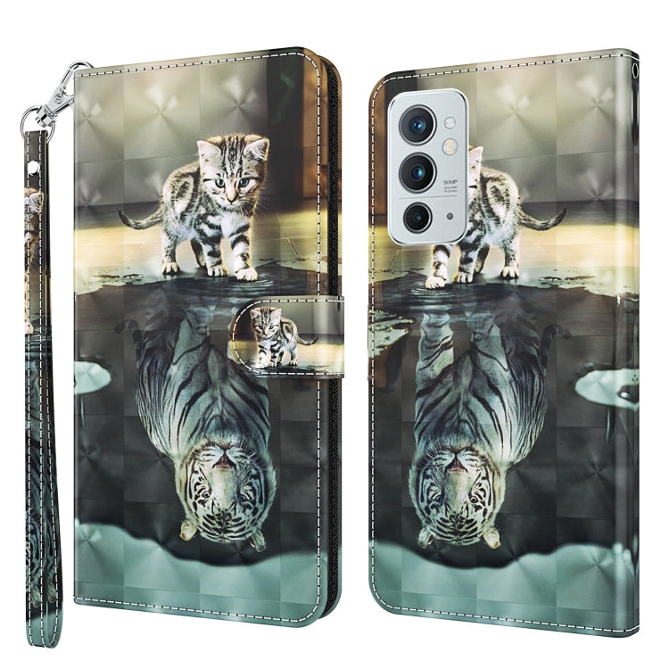 3D Painting Pattern TPU + PU Leather Phone Case, For OnePlus 9RT 5G, For OnePlus Nord 2 5G, For OnePlus Nord CE 5G, For OnePlus Nord N200 5G