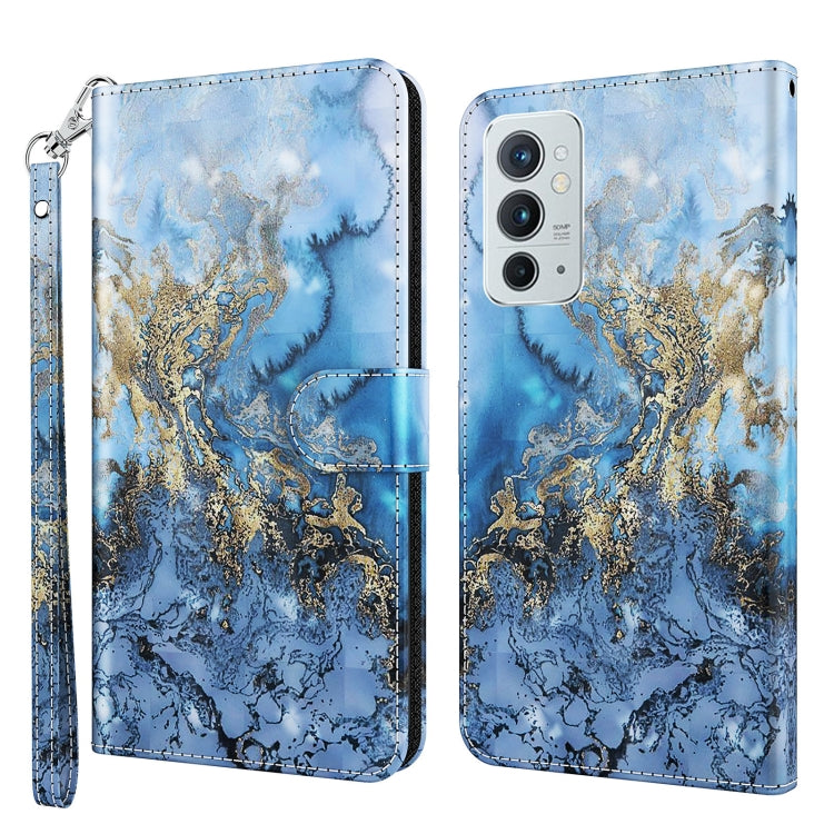 3D Painting Pattern TPU + PU Leather Phone Case, For OnePlus 9RT 5G, For OnePlus Nord 2 5G, For OnePlus Nord CE 5G, For OnePlus Nord N200 5G