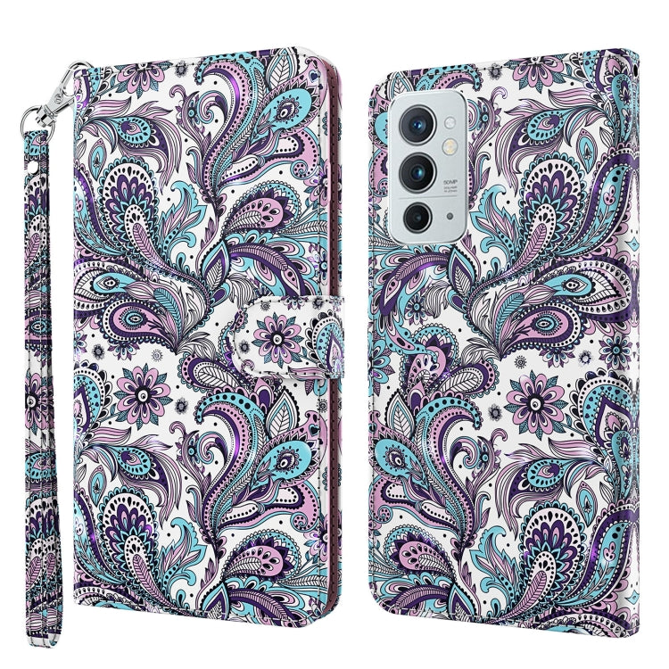 3D Painting Pattern TPU + PU Leather Phone Case, For OnePlus 9RT 5G, For OnePlus Nord 2 5G, For OnePlus Nord CE 5G, For OnePlus Nord N200 5G