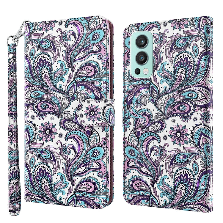 3D Painting Pattern TPU + PU Leather Phone Case, For OnePlus 9RT 5G, For OnePlus Nord 2 5G, For OnePlus Nord CE 5G, For OnePlus Nord N200 5G