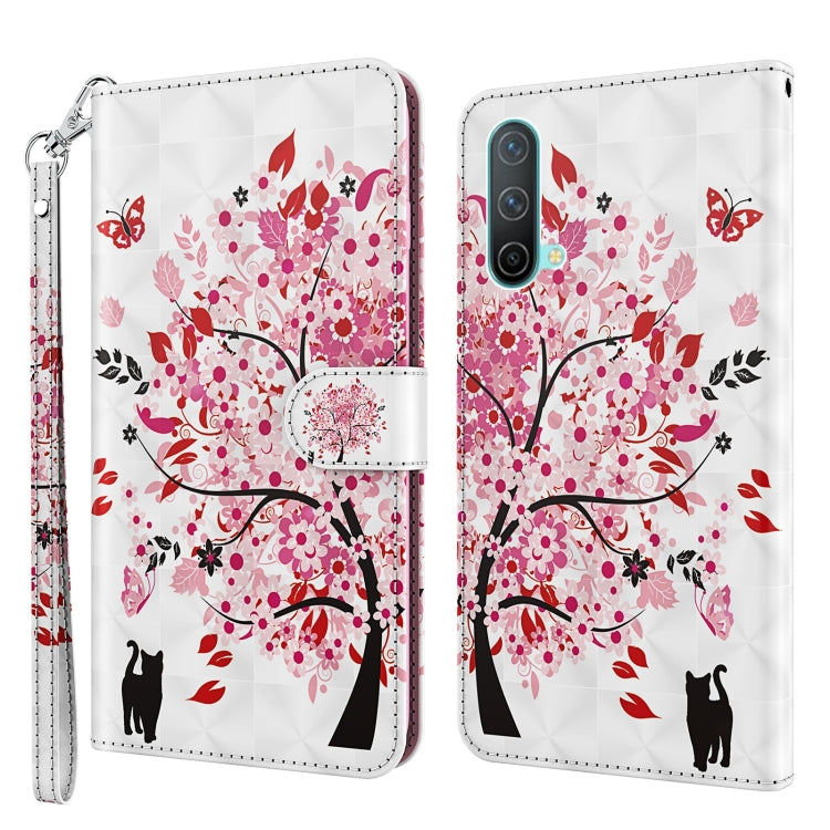 3D Painting Pattern TPU + PU Leather Phone Case, For OnePlus 9RT 5G, For OnePlus Nord 2 5G, For OnePlus Nord CE 5G, For OnePlus Nord N200 5G