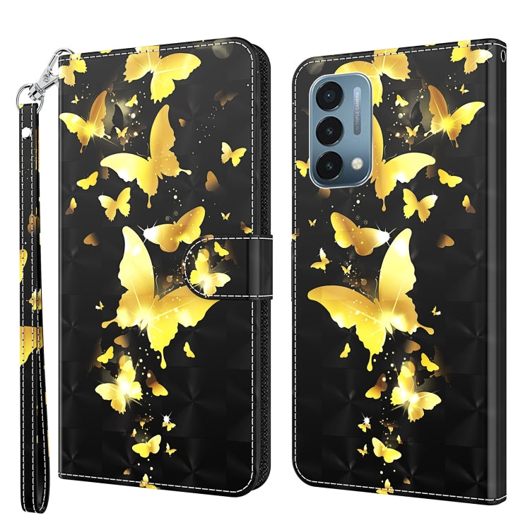3D Painting Pattern TPU + PU Leather Phone Case, For OnePlus 9RT 5G, For OnePlus Nord 2 5G, For OnePlus Nord CE 5G, For OnePlus Nord N200 5G