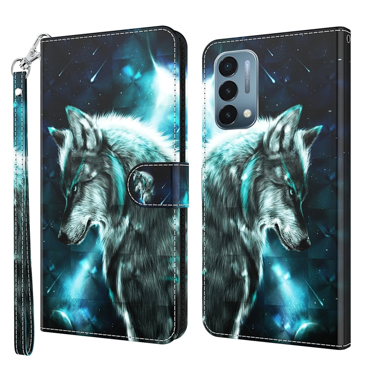 3D Painting Pattern TPU + PU Leather Phone Case, For OnePlus 9RT 5G, For OnePlus Nord 2 5G, For OnePlus Nord CE 5G, For OnePlus Nord N200 5G