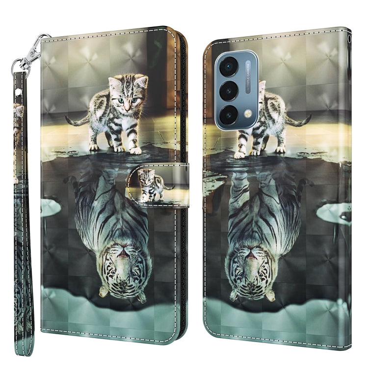 3D Painting Pattern TPU + PU Leather Phone Case, For OnePlus 9RT 5G, For OnePlus Nord 2 5G, For OnePlus Nord CE 5G, For OnePlus Nord N200 5G