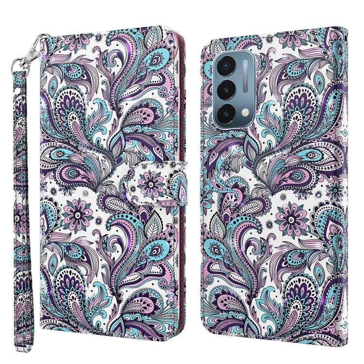 3D Painting Pattern TPU + PU Leather Phone Case, For OnePlus 9RT 5G, For OnePlus Nord 2 5G, For OnePlus Nord CE 5G, For OnePlus Nord N200 5G