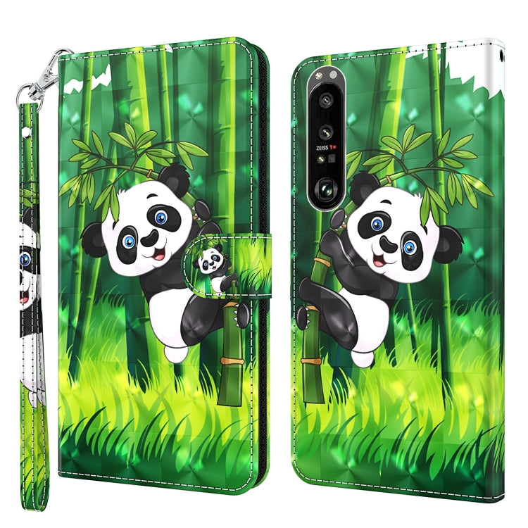 3D Painting Pattern TPU + PU Leather Phone Case, For Sony Xperia 1 II, For Sony Xperia 1 III, For Sony Xperia 5 II, For Sony Xperia 10 II, For Sony Xperia 10 III