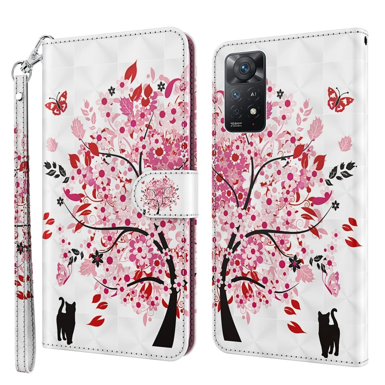 3D Painting Pattern TPU + PU Leather Phone Case, For Xiaomi Redmi Note 10 / 10S, For Xiaomi Redmi Note 10 5G, For Xiaomi Redmi Note 11 4G International, For Xiaomi Redmi Note 11 Pro 4G / 5G International Version