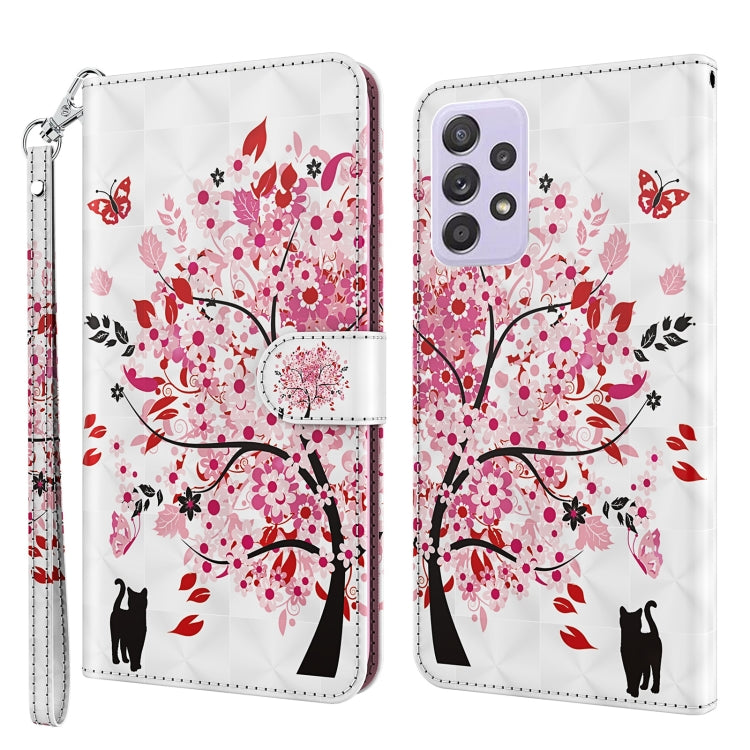 3D Painting Pattern TPU + PU Leather Phone Case, For Samsung Galaxy A03s 166mm, For Samsung Galaxy A13 5G, For Samsung Galaxy A13 4G, For Samsung Galaxy A22 5G