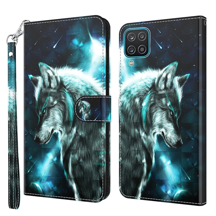 3D Painting Pattern TPU + PU Leather Phone Case, For Samsung Galaxy A03s 166mm, For Samsung Galaxy A13 5G, For Samsung Galaxy A13 4G, For Samsung Galaxy A22 5G