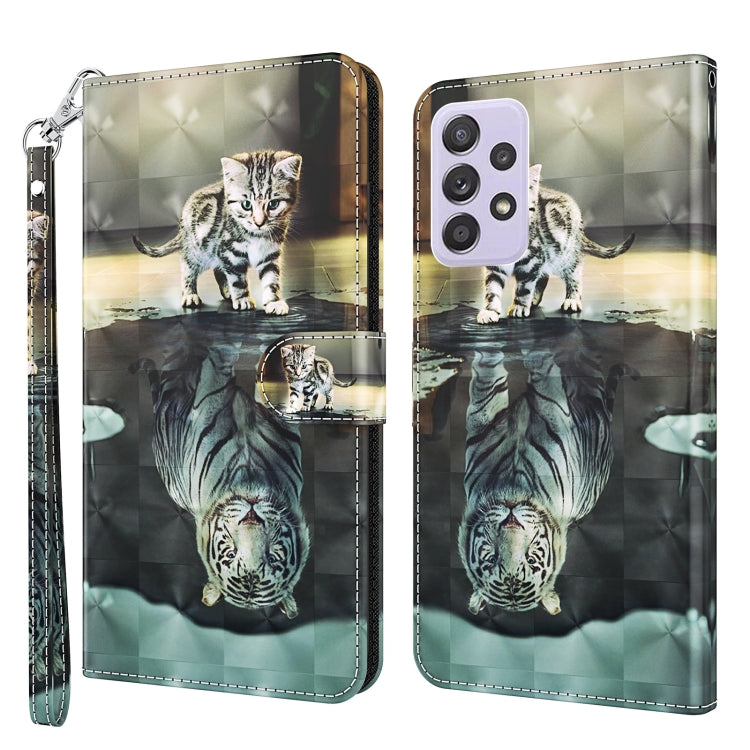 3D Painting Pattern TPU + PU Leather Phone Case, For Samsung Galaxy A23, For Samsung Galaxy A32 4G, For Samsung Galaxy A33 5G, For Samsung Galaxy A52 5G / A52s 5G