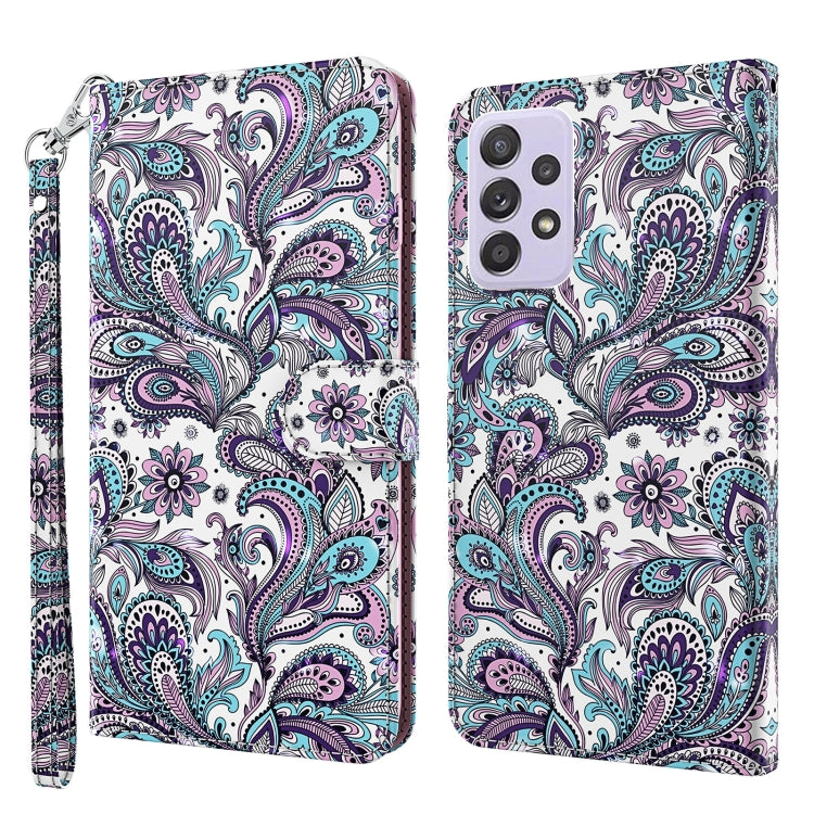 3D Painting Pattern TPU + PU Leather Phone Case, For Samsung Galaxy A23, For Samsung Galaxy A32 4G, For Samsung Galaxy A33 5G, For Samsung Galaxy A52 5G / A52s 5G