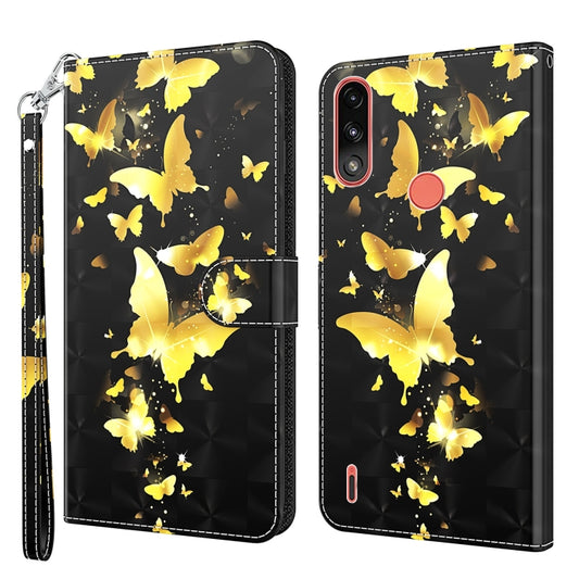 3D Painting Pattern TPU + PU Leather Phone Case, For Motorola Moto E7i Power / E7 Power, For Motorola Moto E20 / E30 / E40, For Motorola Moto G22, For Motorola Moto G30 / G20 / G10