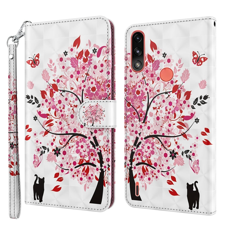 3D Painting Pattern TPU + PU Leather Phone Case, For Motorola Moto E7i Power / E7 Power, For Motorola Moto E20 / E30 / E40, For Motorola Moto G22, For Motorola Moto G30 / G20 / G10
