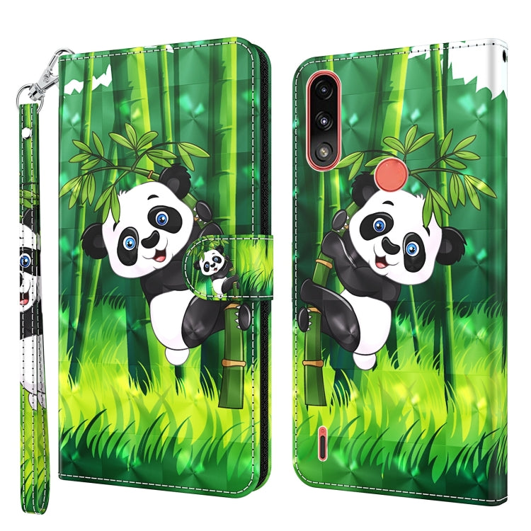 3D Painting Pattern TPU + PU Leather Phone Case, For Motorola Moto E7i Power / E7 Power, For Motorola Moto E20 / E30 / E40, For Motorola Moto G22, For Motorola Moto G30 / G20 / G10