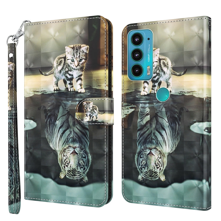 3D Painting Pattern TPU + PU Leather Phone Case, For Motorola Moto E7i Power / E7 Power, For Motorola Moto E20 / E30 / E40, For Motorola Moto G22, For Motorola Moto G30 / G20 / G10