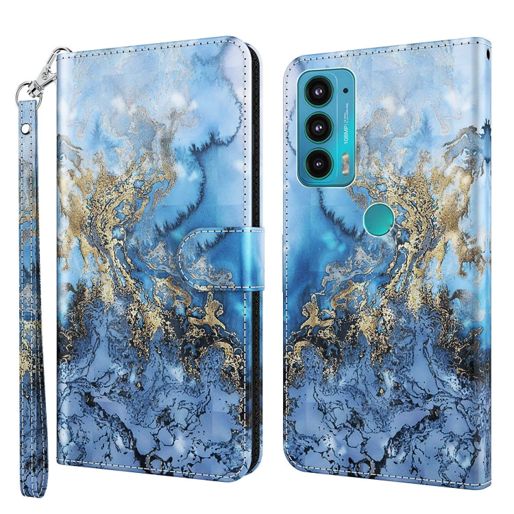 3D Painting Pattern TPU + PU Leather Phone Case, For Motorola Moto E7i Power / E7 Power, For Motorola Moto E20 / E30 / E40, For Motorola Moto G22, For Motorola Moto G30 / G20 / G10