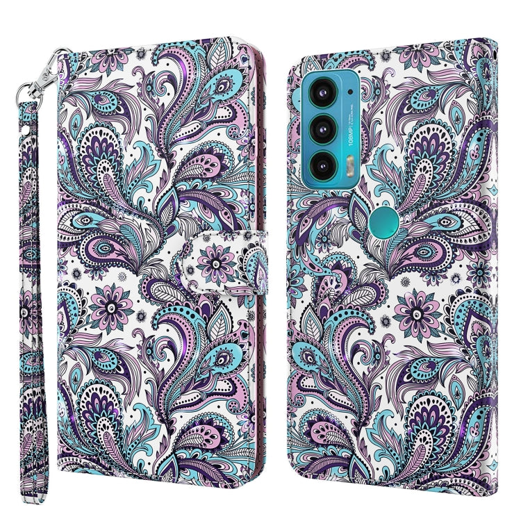 3D Painting Pattern TPU + PU Leather Phone Case, For Motorola Moto E7i Power / E7 Power, For Motorola Moto E20 / E30 / E40, For Motorola Moto G22, For Motorola Moto G30 / G20 / G10