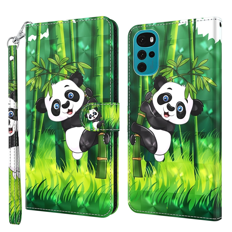 3D Painting Pattern TPU + PU Leather Phone Case, For Motorola Moto E7i Power / E7 Power, For Motorola Moto E20 / E30 / E40, For Motorola Moto G22, For Motorola Moto G30 / G20 / G10