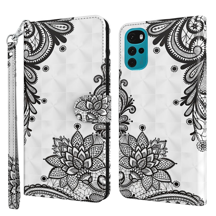 3D Painting Pattern TPU + PU Leather Phone Case, For Motorola Moto E7i Power / E7 Power, For Motorola Moto E20 / E30 / E40, For Motorola Moto G22, For Motorola Moto G30 / G20 / G10