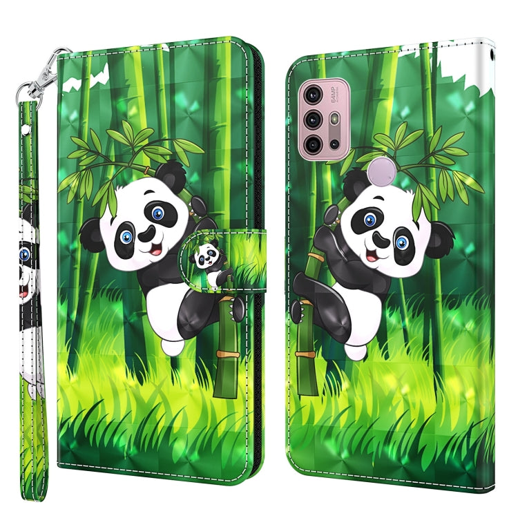 3D Painting Pattern TPU + PU Leather Phone Case, For Motorola Moto E7i Power / E7 Power, For Motorola Moto E20 / E30 / E40, For Motorola Moto G22, For Motorola Moto G30 / G20 / G10