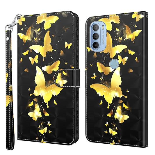 3D Painting Pattern TPU + PU Leather Phone Case, For Motorola Moto G31 / G41, For Motorola Moto G50, For Motorola Moto G51 5G, For Motorola Moto G60