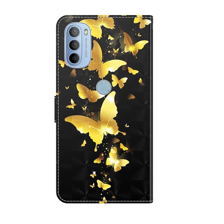 3D Painting Pattern TPU + PU Leather Phone Case, For Motorola Moto G31 / G41, For Motorola Moto G50, For Motorola Moto G51 5G, For Motorola Moto G60