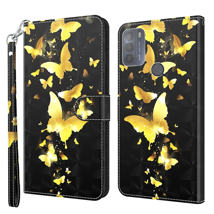 3D Painting Pattern TPU + PU Leather Phone Case, For Motorola Moto G31 / G41, For Motorola Moto G50, For Motorola Moto G51 5G, For Motorola Moto G60