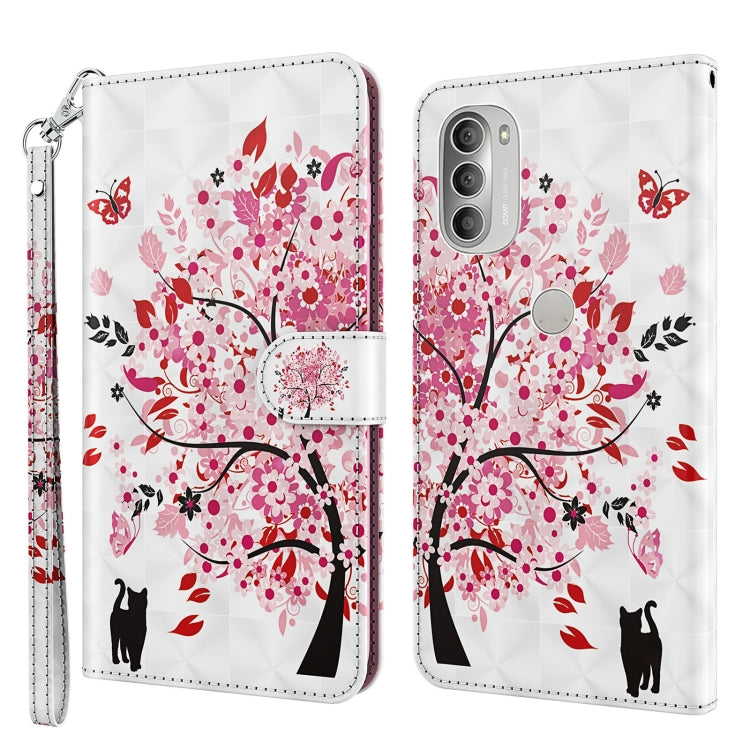 3D Painting Pattern TPU + PU Leather Phone Case, For Motorola Moto G31 / G41, For Motorola Moto G50, For Motorola Moto G51 5G, For Motorola Moto G60