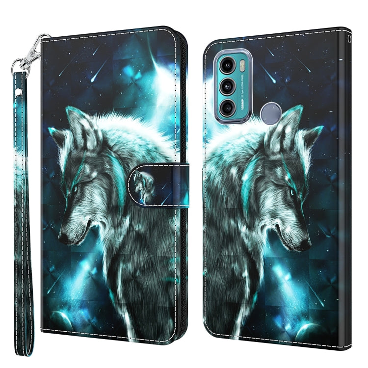 3D Painting Pattern TPU + PU Leather Phone Case, For Motorola Moto G31 / G41, For Motorola Moto G50, For Motorola Moto G51 5G, For Motorola Moto G60