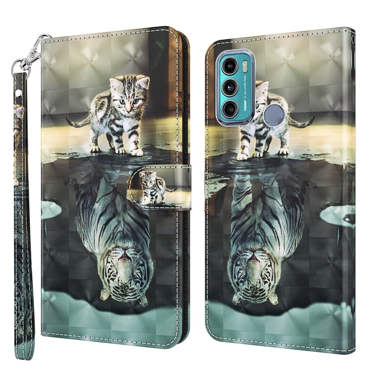 3D Painting Pattern TPU + PU Leather Phone Case, For Motorola Moto G31 / G41, For Motorola Moto G50, For Motorola Moto G51 5G, For Motorola Moto G60