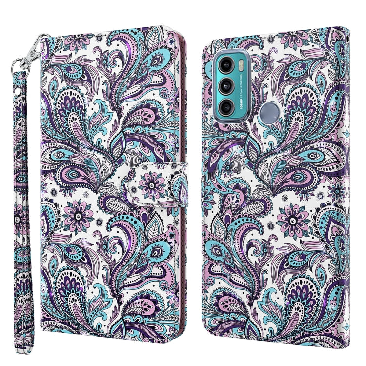 3D Painting Pattern TPU + PU Leather Phone Case, For Motorola Moto G31 / G41, For Motorola Moto G50, For Motorola Moto G51 5G, For Motorola Moto G60