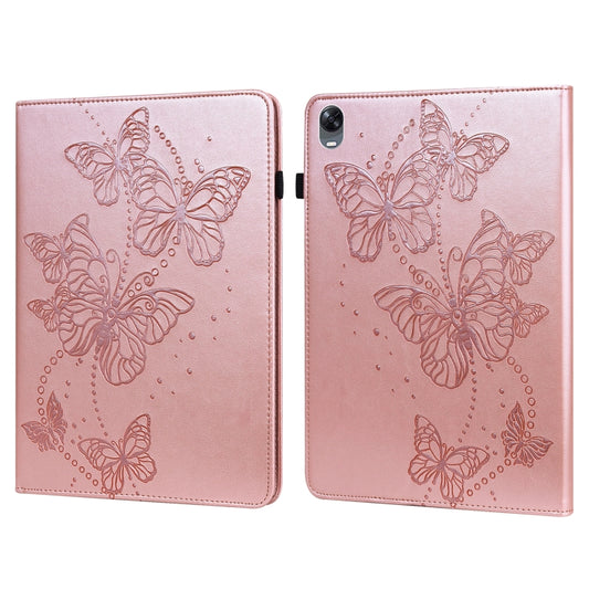 Embossed Butterfly Pattern Leather Tablet Case, For OPPO Pad 11 inch 2022, For Realme Pad 10.4 inch, For Samsung Galaxy Tab A8 10.5 2021, For Samsung Galaxy Tab S8, For Lenovo Legion Y700, For Lenovo Tab K10, For Lenovo Tab P11 Plus