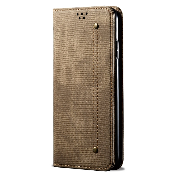 Denim Texture Casual Style Leather Phone Case, For Xiaomi Redmi 10A / 9C