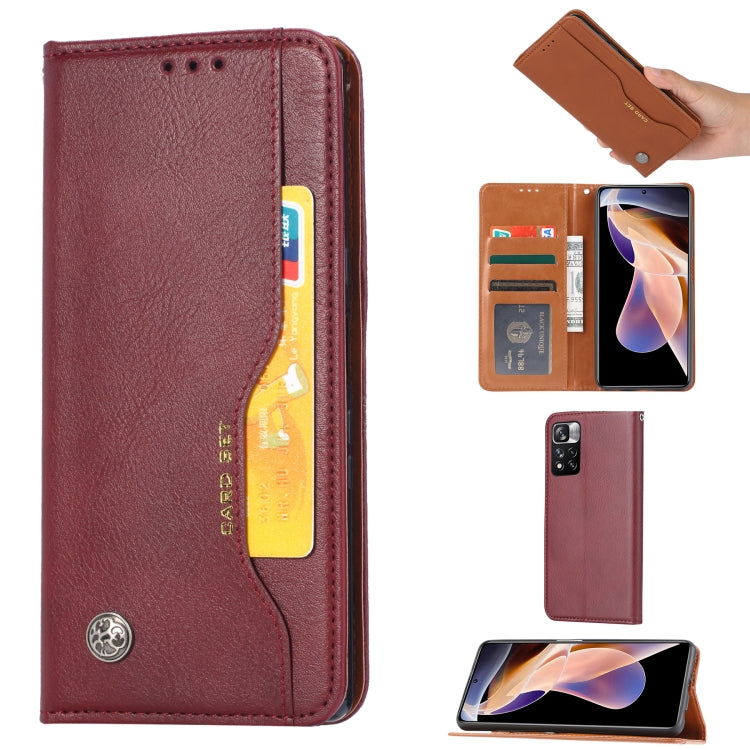 Knead Skin Texture Horizontal Flip Leather Case, For Xiaomi Redmi Note 11 Pro 4G Global, For Xiaomi Redmi Note 11S / Note 11 4G Global