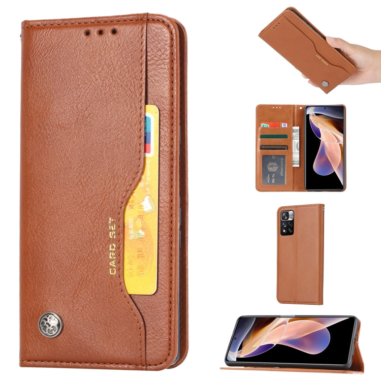 Knead Skin Texture Horizontal Flip Leather Case, For Xiaomi Redmi Note 11 Pro 4G Global, For Xiaomi Redmi Note 11S / Note 11 4G Global