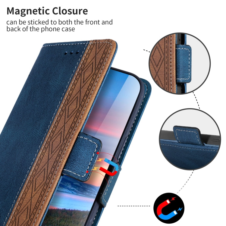 Stitching Side-Magnetic RFID Leather Phone Case, For Xiaomi Redmi 9, For Xiaomi Redmi 9A, For Xiaomi Redmi 9C, For Xiaomi Redmi 9T, For Xiaomi Redmi Note 9 Pro 4G / 9S, For Xiaomi Redmi Note 9 / 10X, For Xiaomi Redmi Note 9T 5G                         ...