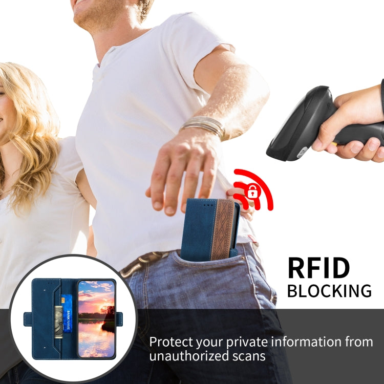 Stitching Side-Magnetic RFID Leather Phone Case, For Xiaomi Redmi 9, For Xiaomi Redmi 9A, For Xiaomi Redmi 9C, For Xiaomi Redmi 9T, For Xiaomi Redmi Note 9 Pro 4G / 9S, For Xiaomi Redmi Note 9 / 10X, For Xiaomi Redmi Note 9T 5G                         ...